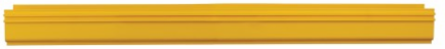 Straight Channel Section, Fiber Routing System, 120 x 120 x 1220 mm (5 x 5 x 48 in), Yellow