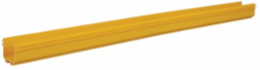 Straight Channel Section, Fiber Routing System, 120 x 120 x 1220 mm (5 x 5 x 48 in), Yellow