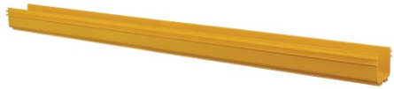 Straight Channel Section, Fiber Routing System, 120 x 120 x 1830 mm (5 x 5 x 72 in), Yellow