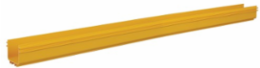 Straight Channel Section, Fiber Routing System, 120 x 120 x 1830 mm (5 x 5 x 72 in), Yellow