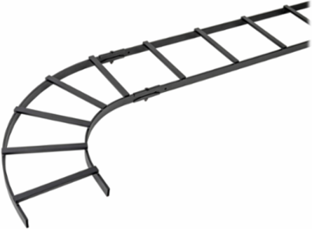 Cable Ladder Runway E-Bend 90-Degree, 18 Inch Width, Lightweight Steel