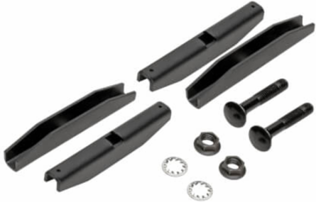 Butt-Splice Kit for Ladder Runway Sections, Fits 1.5 x 0.375 Inch Rails