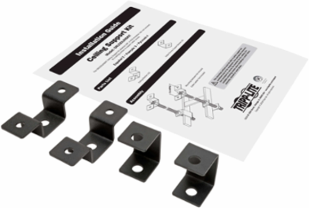 Ceiling Support Kit for 12 Inch or 18 Inch Cable Runway, Black