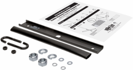 Ceiling Center Support Kit for 12 Inch Cable Runway - Black, 5-Year Warranty