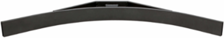 Cable Runway Corner Bracket Kit for 12 Inch & 18 Inch Ladders - Black, Hardware Included