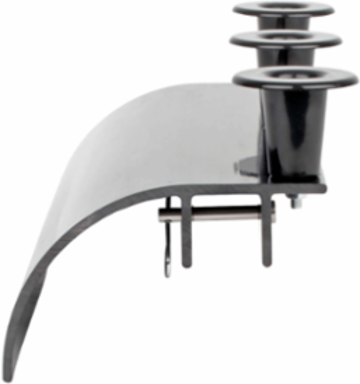 Cable Runway Radius Drop for 12 Inch Straight & 90-Degree Ladder Sections