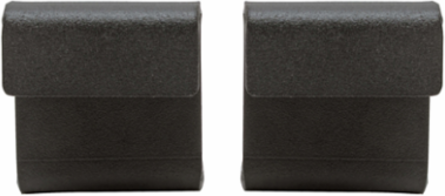 Cable Runway Vertical Wall Brackets Kit, Black, 1.5 x 0.375 Inch