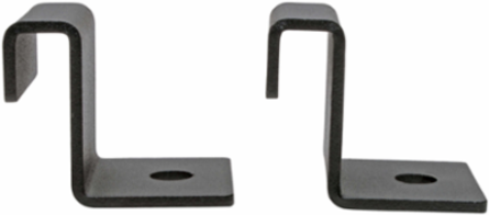 Cable Runway Vertical Wall Brackets Kit, Black, 1.5 x 0.375 Inch