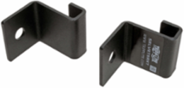 Cable Runway Vertical Wall Brackets Kit, Black, 1.5 x 0.375 Inch