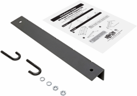 Wall Support Kit for 12 Inch Cable Runway, Straight & 90-Degree, Black