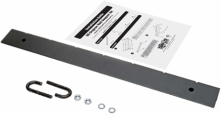 Wall Support Kit for 18 Inch Cable Runway - Includes Hardware, Black