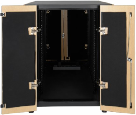 SmartRack 18U Sound Proof Server Rack, 37 Inch Depth, 242 lbs Weight Capacity