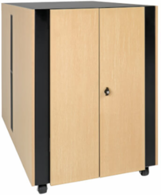 SmartRack 18U Sound Proof Server Rack, 37 Inch Depth, 242 lbs Weight Capacity