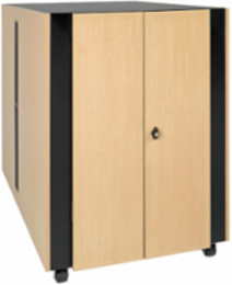 SmartRack 18U Sound Proof Server Rack, 37 Inch Depth, 242 lbs Weight Capacity