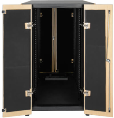SmartRack Quiet Acoustic Server Rack 24U - 1000 lbs Capacity, 37 Inch Depth
