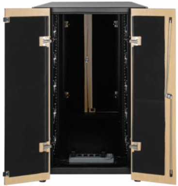 SmartRack Quiet Acoustic Server Rack 24U - 1000 lbs Capacity, 37 Inch Depth