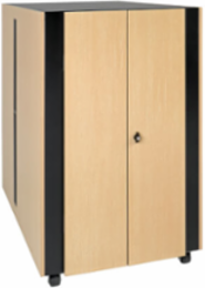 SmartRack Quiet Acoustic Server Rack 24U - 1000 lbs Capacity, 37 Inch Depth