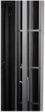 Quiet Server Rack Enclosure Cabinet 42U, 2400 lb Capacity, Black