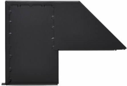 SmartRack Service Entrance Hood for Rack Cabinets, Black