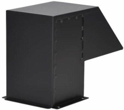 SmartRack Service Entrance Hood for Rack Cabinets, Black
