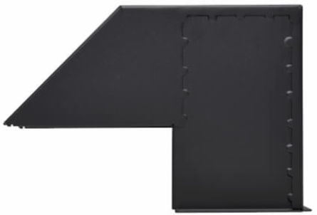 SmartRack Service Entrance Hood for Rack Cabinets, Black