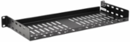 SmartRack Cantilever Fixed Steel Rack Shelf, 1U, Vented, 7 in Deep, 40 lb Capacity