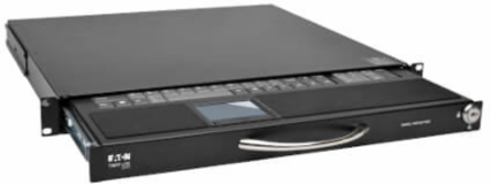 1U Rack-Mount Keyboard with Touchpad, Compatible with 2-4 Post Racks