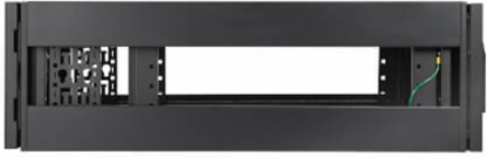 Vertical Extension Top Hat for Server Racks, 6U, 42 in Deep, with Doors & Side Panels, Black