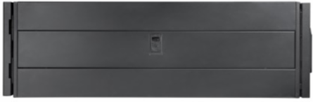 Vertical Extension Top Hat for Server Racks, 6U, 42 in Deep, with Doors & Side Panels, Black