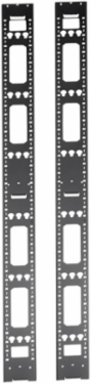 42U Vertical Cable Management Bars, 76 x 4.625 x 1.625 Inch, Toolless Installation