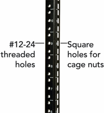 10U Low-Profile Wall-Mount Rack Enclosure, 200 lb Capacity, 20.5 Inch Deep