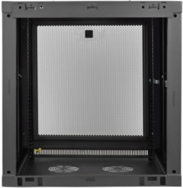 12U Low-Profile Wall-Mount Rack Enclosure Cabinet, Max Depth 16.5 Inch, 200 lb Capacity