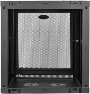 12U Low-Profile Wall-Mount Rack Enclosure Cabinet, Max Depth 16.5 Inch, 200 lb Capacity