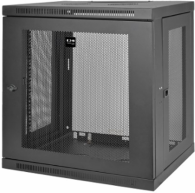12U Low-Profile Wall-Mount Rack Enclosure Cabinet, Max Depth 16.5 Inch, 200 lb Capacity