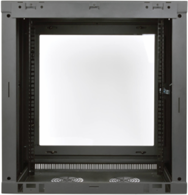 12U Low-Profile Wall-Mount Rack Enclosure Cabinet, 12.75 Inch Max Depth