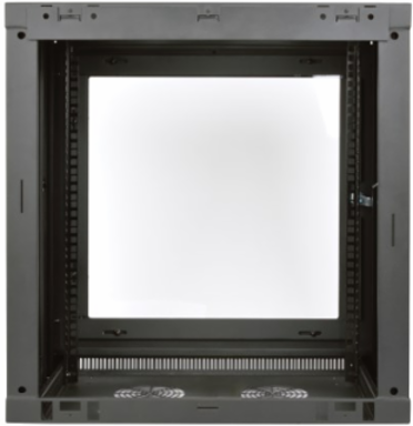 12U Low-Profile Wall-Mount Rack Enclosure Cabinet, 12.75 Inch Max Depth