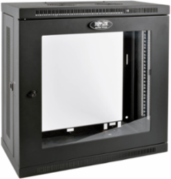 12U Low-Profile Wall-Mount Rack Enclosure Cabinet, 12.75 Inch Max Depth