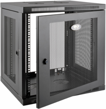 12U Wall-Mount Rack Enclosure Cabinet, 20.5 Inch Depth, 200 lb Capacity