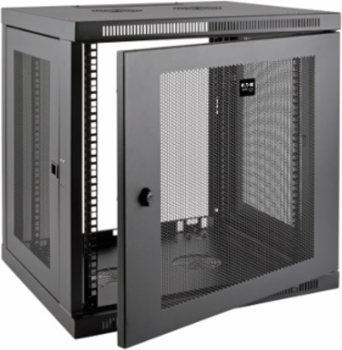 12U Wall-Mount Rack Enclosure Cabinet, 20.5 Inch Depth, 200 lb Capacity