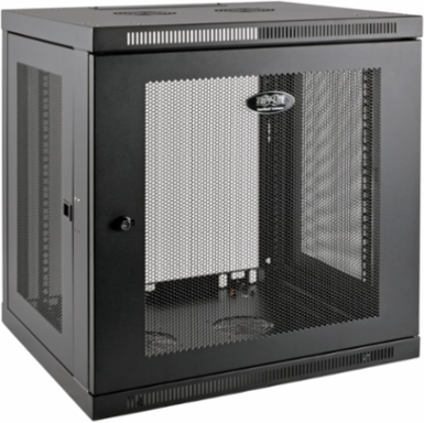 12U Wall-Mount Rack Enclosure Cabinet, 20.5 Inch Depth, 200 lb Capacity