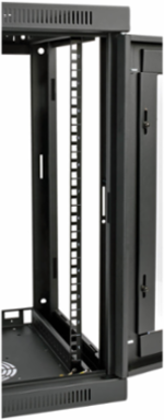 12U Low-Profile Wall-Mount Rack Enclosure Cabinet, Maximum Depth 16.5 Inch