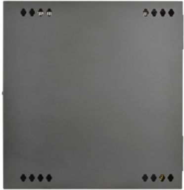12U Low-Profile Wall-Mount Rack Enclosure Cabinet, 20.5 Inch Depth, 200 lb Capacity
