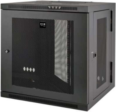 12U Low-Profile Wall-Mount Rack Enclosure Cabinet, 20.5 Inch Depth, 200 lb Capacity