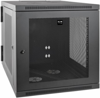 SmartRack 12U Wall-Mount Rack Enclosure Cabinet, 32.5 Inch Depth, 250 lb Capacity