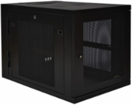 SmartRack 12U Wall-Mount Rack Enclosure Cabinet, 32.5 Inch Depth, 250 lb Capacity