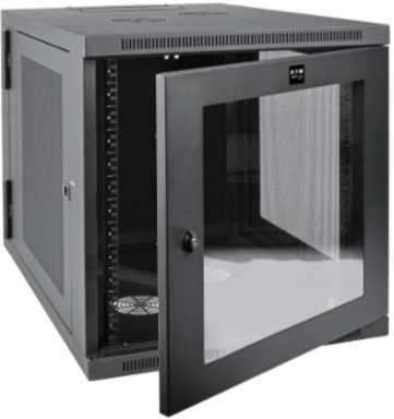 12U Wall-Mount Server Rack Enclosure Cabinet, 32.5 Inch Depth, Black