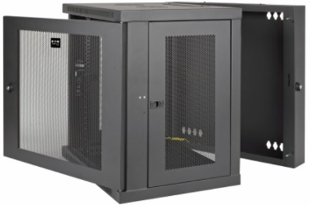 12U UPS-Depth Wall-Mount Rack Enclosure Cabinet, 24.5 Inch Deep, 200 lb Capacity