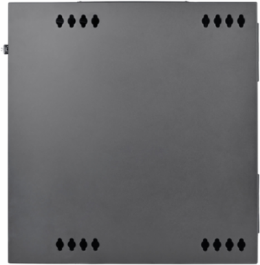 12U UPS-Depth Wall-Mount Rack Enclosure Cabinet, 24.5 Inch Max Depth, Black