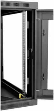 12U UPS-Depth Wall-Mount Rack Enclosure Cabinet, 24.5 Inch Max Depth, Black