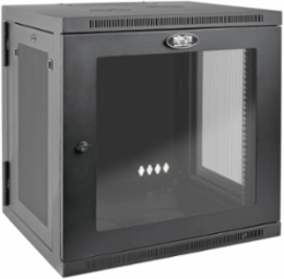 12U UPS-Depth Wall-Mount Rack Enclosure Cabinet, 24.5 Inch Max Depth, Black